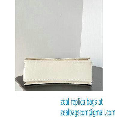 Balenciaga Crush Medium Sling Bag in paper calfskin Beige/Silver 2023