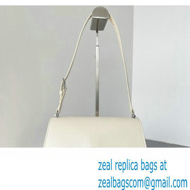 Balenciaga Crush Small Sling Bag in paper calfskin Beige/Silver 2023