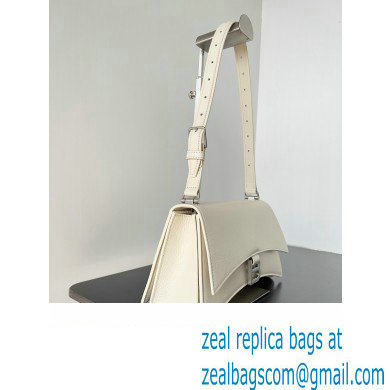 Balenciaga Crush Small Sling Bag in paper calfskin Beige/Silver 2023 - Click Image to Close