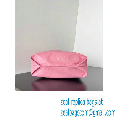 Balenciaga Crush Small Tote Bag in crushed calfskin Pink 2023 - Click Image to Close