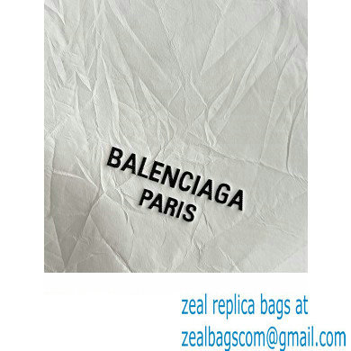 Balenciaga Crush Small Tote Bag in crushed calfskin White 2023