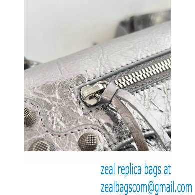 Balenciaga Le Cagole Small Sling Bag in Arena calfskin Silver Spring 2024 - Click Image to Close