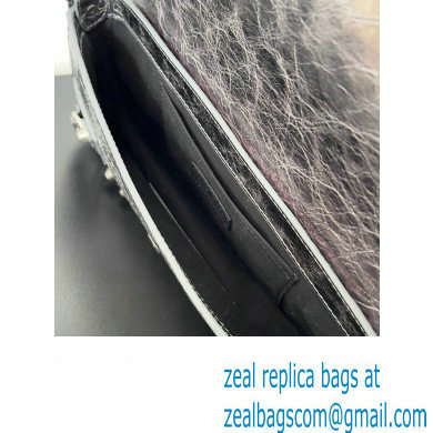 Balenciaga Le Cagole Small Sling Bag in Arena calfskin Silver Spring 2024