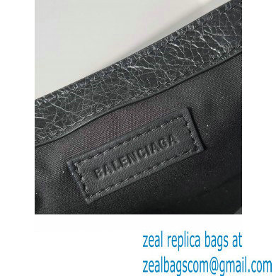 Balenciaga Le Cagole XS Sling Bag in Arena calfskin Black Spring 2024