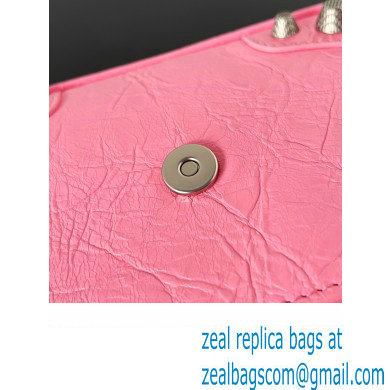 Balenciaga Le Cagole XS Sling Bag in Arena calfskin Pink Spring 2024