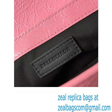 Balenciaga Le Cagole XS Sling Bag in Arena calfskin Pink Spring 2024 - Click Image to Close