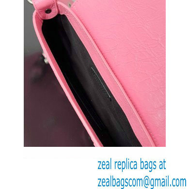 Balenciaga Le Cagole XS Sling Bag in Arena calfskin Pink Spring 2024