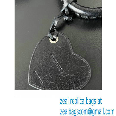 Balenciaga Neo Cagole Small Tote Bag in Arena calfskin Black 2023 - Click Image to Close