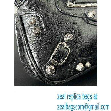 Balenciaga Neo Cagole Small Tote Bag in Arena calfskin Black 2023
