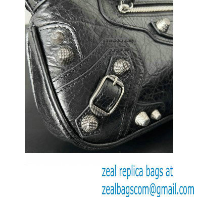 Balenciaga Neo Cagole Small Tote Bag in Arena calfskin Black 2023 - Click Image to Close