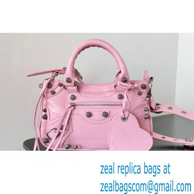 Balenciaga Neo Cagole Small Tote Bag in Arena calfskin Pink 2023