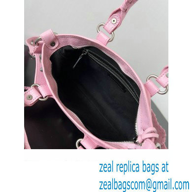 Balenciaga Neo Cagole Small Tote Bag in Arena calfskin Pink 2023