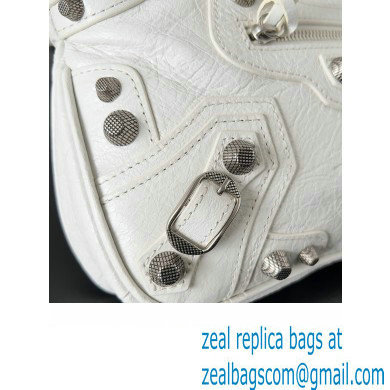 Balenciaga Neo Cagole Small Tote Bag in Arena calfskin White 2023