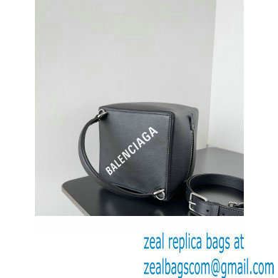 Balenciaga Small 4x4 Leather Top Handle Bag In Black 2023