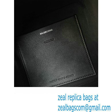 Balenciaga Small 4x4 Leather Top Handle Bag In Black 2023