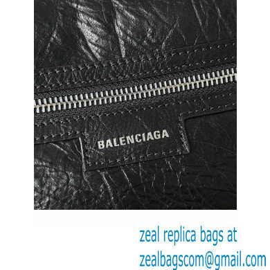 Balenciaga Superbusy Large Sling Bag in Arena calfskin Black 2023