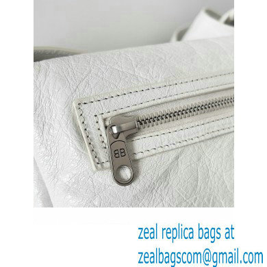 Balenciaga Superbusy Small Sling Bag in Arena calfskin White 2023