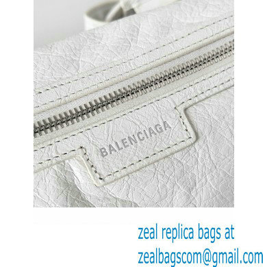 Balenciaga Superbusy Small Sling Bag in Arena calfskin White 2023