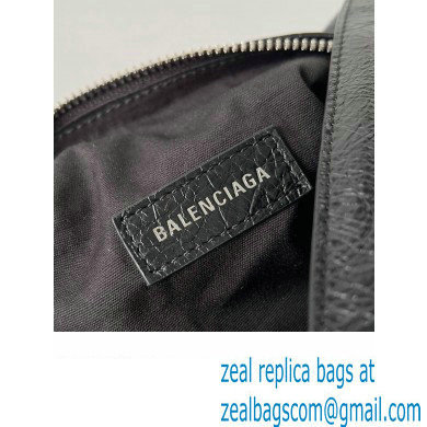 Balenciaga Superbusy XS Sling Bag in Arena calfskin Black 2023 - Click Image to Close