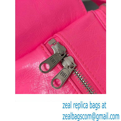 Balenciaga Superbusy XS Sling Bag in Arena calfskin Bright Pink 2023