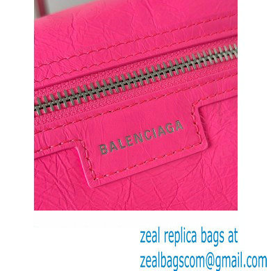 Balenciaga Superbusy XS Sling Bag in Arena calfskin Bright Pink 2023