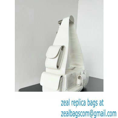Balenciaga Superbusy XS Sling Bag in Arena calfskin White 2023