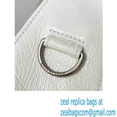 Balenciaga Superbusy XS Sling Bag in Arena calfskin White 2023