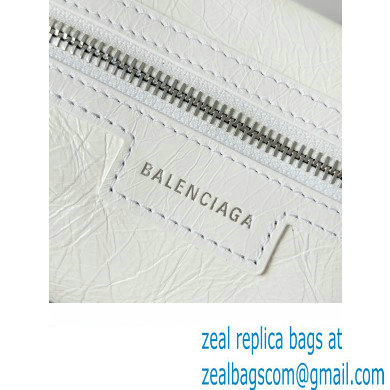 Balenciaga Superbusy XS Sling Bag in Arena calfskin White 2023 - Click Image to Close