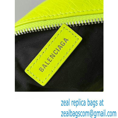 Balenciaga Superbusy XS Sling Bag in Arena calfskin neon yellow 2023