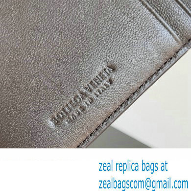 Bottega Veneta Cassette Intreccio leather Credit Card Case FONDANT 2024 - Click Image to Close