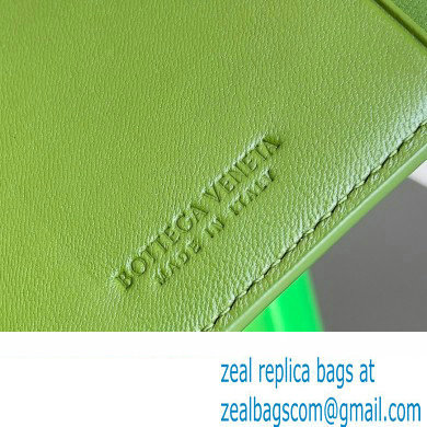 Bottega Veneta Cassette Intreccio leather Credit Card Case Green 2024 - Click Image to Close