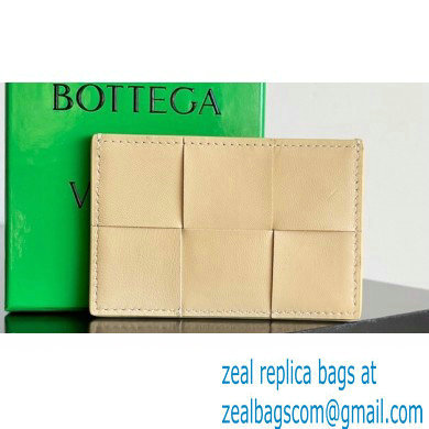 Bottega Veneta Cassette Intreccio leather Credit Card Case PORRIDGE 2024