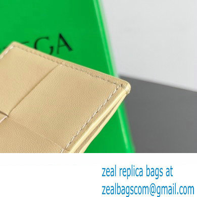 Bottega Veneta Cassette Intreccio leather Credit Card Case PORRIDGE 2024
