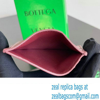 Bottega Veneta Cassette Intreccio leather Credit Card Case Red 2024