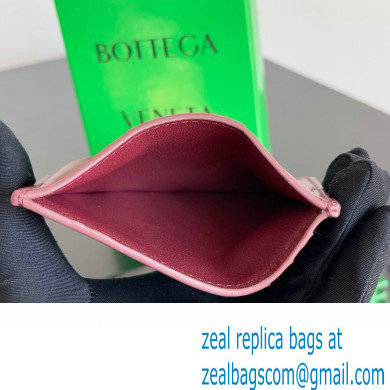 Bottega Veneta Cassette Intreccio leather Credit Card Case Red 2024 - Click Image to Close