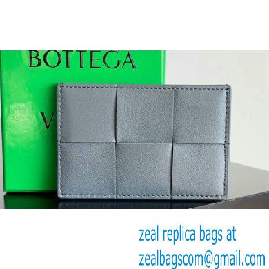Bottega Veneta Cassette Intreccio leather Credit Card Case THUNDER 2024