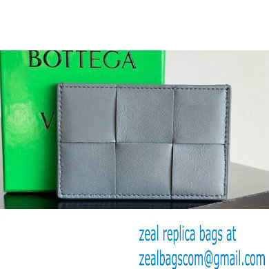 Bottega Veneta Cassette Intreccio leather Credit Card Case THUNDER 2024 - Click Image to Close