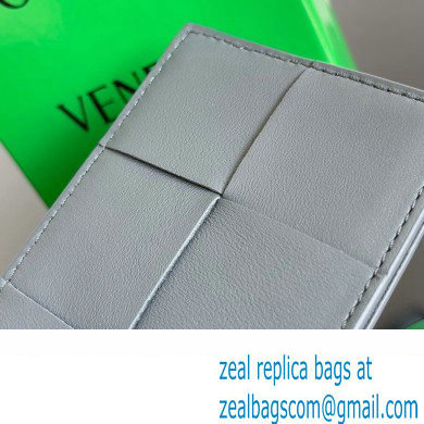 Bottega Veneta Cassette Intreccio leather Credit Card Case THUNDER 2024 - Click Image to Close