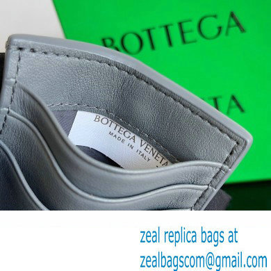 Bottega Veneta Cassette Intreccio leather Credit Card Case THUNDER 2024 - Click Image to Close