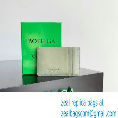 Bottega Veneta Cassette Intreccio leather Credit Card Case TRAVERTINE 2024