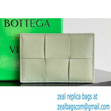 Bottega Veneta Cassette Intreccio leather Credit Card Case TRAVERTINE 2024 - Click Image to Close