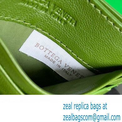 Bottega Veneta Intrecciato Credit Card Case Avocado 2024