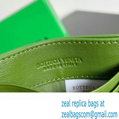 Bottega Veneta Intrecciato Credit Card Case Avocado 2024