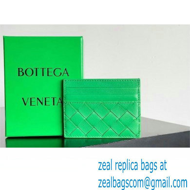 Bottega Veneta Intrecciato Credit Card Case Parakeet 2024