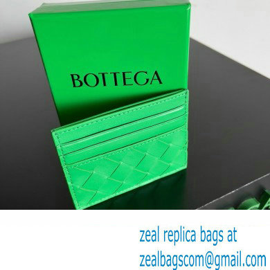 Bottega Veneta Intrecciato Credit Card Case Parakeet 2024