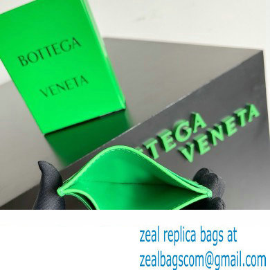 Bottega Veneta Intrecciato Credit Card Case Parakeet 2024