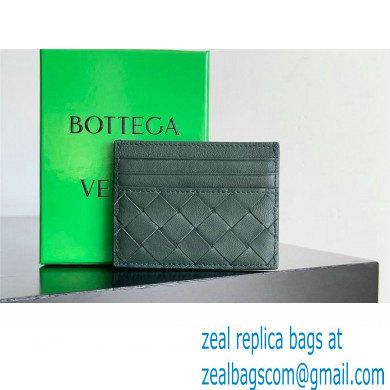 Bottega Veneta Intrecciato Credit Card Case aloe 2024