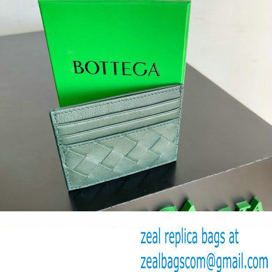 Bottega Veneta Intrecciato Credit Card Case aloe 2024