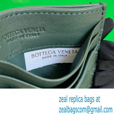 Bottega Veneta Intrecciato Credit Card Case aloe 2024