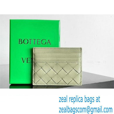 Bottega Veneta Intrecciato Credit Card Case apple green 2024
